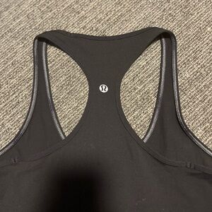 lululemon athletica Black Racerback Sports Bra